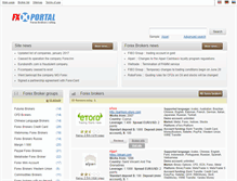 Tablet Screenshot of forex-best-brokers.com